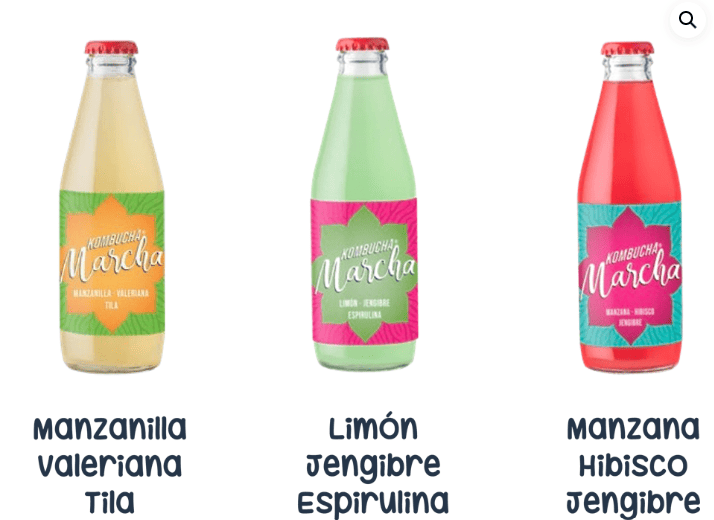 KombuchaMarcha Kombucha MIX 750ml – x 6 unidades