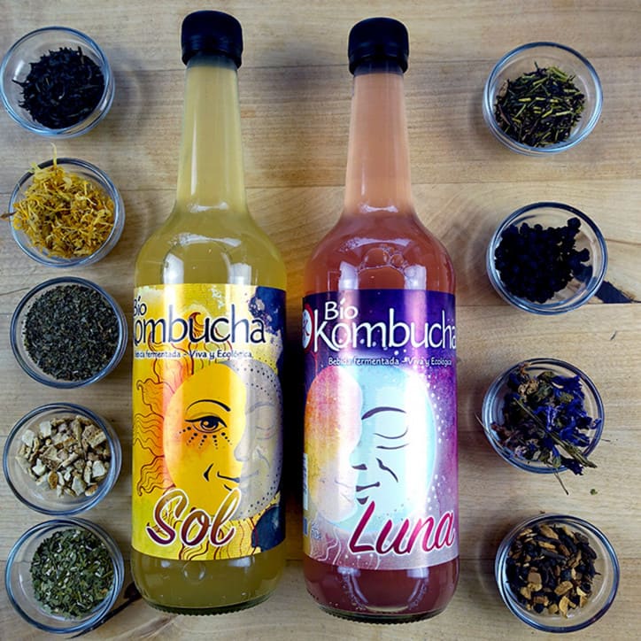 Caja Luna y Sol Bio Kombucha – 6 × 700 ml