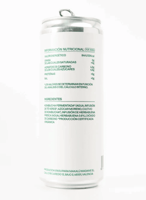 Makalú Kombucha 330ml Pack Lata – x 12 unidades